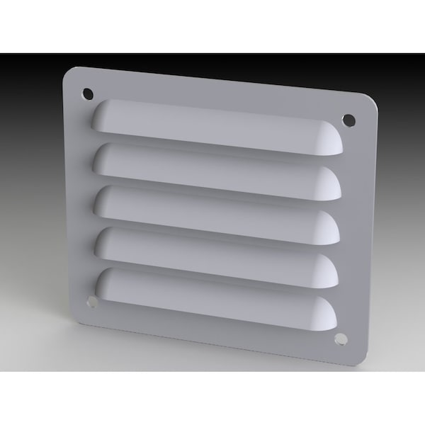 Louver Stand Kit, 3.88 in. H x 4-1/2 in. W x 0.43 in. L, Steel